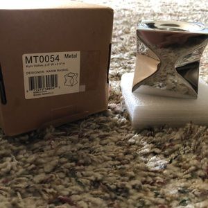 New Nambe Votive Candle Holder